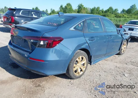 2025 Honda Civic Lx из США, поврежденный, VIN 2HGFE2F27SH569203